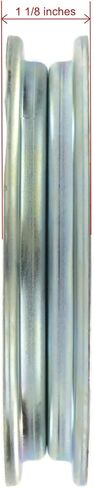 The ROP Shop (Pack of 2) Idler Pulleys Inside Diameter 11/16" Outside 6 3/4" Height 1 1/8" in Saudi Arabia