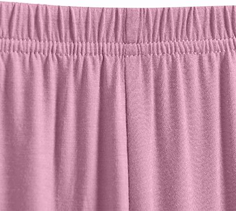 شورت بيجاما من القطن للنساء شورتات ناعمة ناعمة غير رسمية واسعة الساق خفيفة الوزن صالة مريحة PJ Bermuda بنطلون in Kuwait