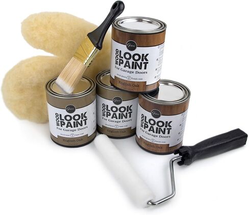 Giani Wood Look Paint Kit for Garage Doors (English Oak) in Saudi Arabia