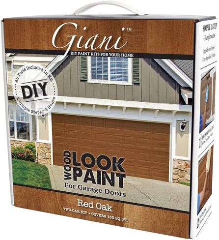Giani Wood Look Paint Kit for Garage Doors (English Oak) in Saudi Arabia