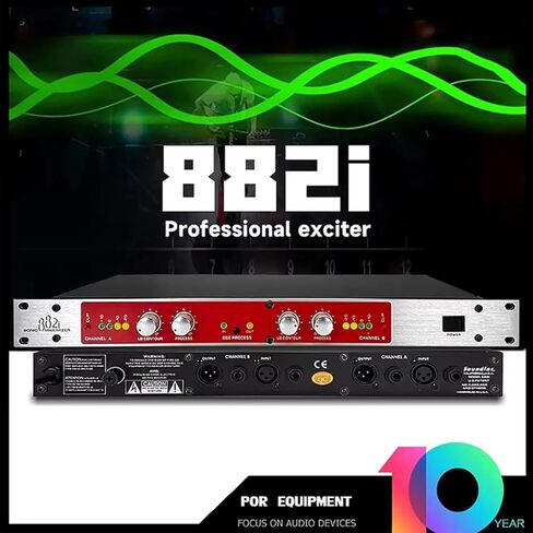 882I Professional Audio Enhancer, Sound Exciter Maximizer, Podcast Equipment Processor, Studio Mixer Vocal Effects Processor for House Karaoke, Stage, Live Broadcast,Performance in Saudi Arabia