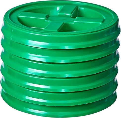 أغطية ختم غاما مقابل 3.5 و 5 و 6 و 7 جالون - حزمة من 6 أغطية غاما سوداء - أغطية Food Grade BPA قابلة لإعادة الاستخدام ، مصنوعة في الولايات المتحدة الأمريكية in Kuwait