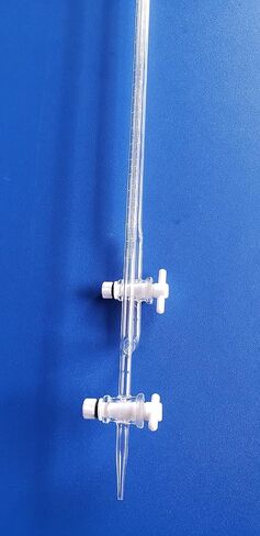 Beyondsuppy -Lab Glass Micro Burette 10ml PTFE New in Saudi Arabia