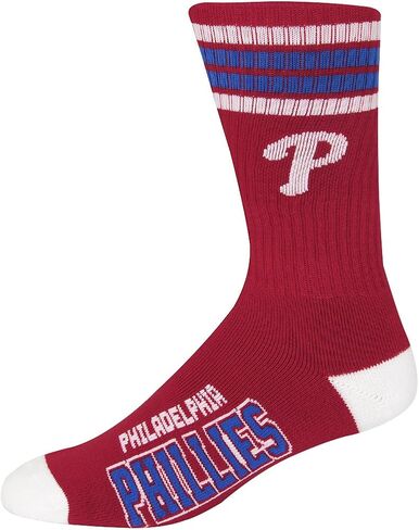 Phillies 4 Stripe Deuce Crew Socks in Saudi Arabia