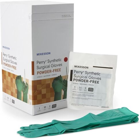 McKesson Perry Performance Plus Disposable Sterile Pair Polychloroprene Surgical Glove Extended Cuff Length in Saudi Arabia