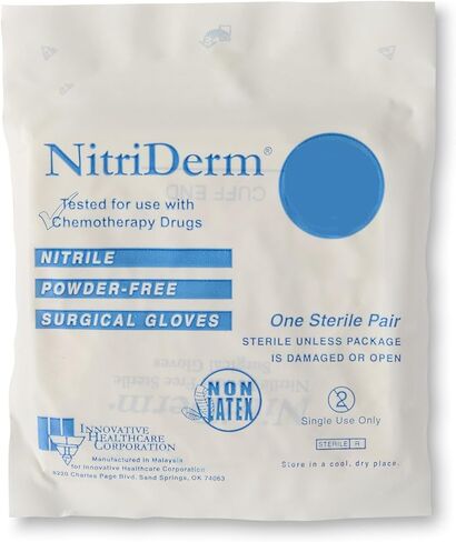 Disposable Sterile Nitrile Surgical Glove Standard Cuff Length SIZE 7.5 135275 50 per Box in Saudi Arabia