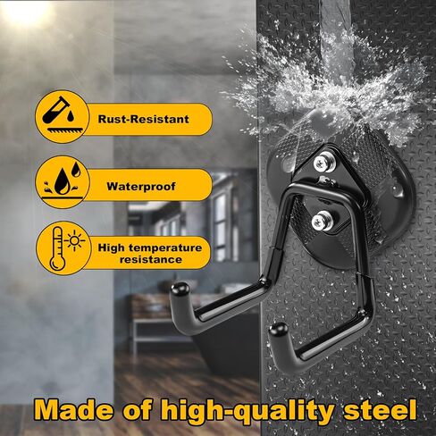 2 Pack Strong Gator Magnetic Hooks Heavy Duty for Hanging, Large Magnet Garage Utility Tool Accessories Organizer Holder with Anti Slip Rubber Coating for Cruise,RV,Workshop and Outdoor Storage in Kuwait