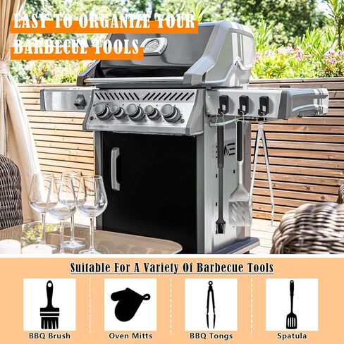 6 أجزاء من خطافات الشواية المغناطيسية ، خطافات مغناطيس للشوايات ، حامل أواني مغناطيسي شديدة التحمل لتعليق أدوات الشواء ، المطبخ ، الثلاجة ، الفرن ، المفتاح ، أكاليل الزهور in Kuwait