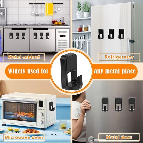 6 أجزاء من خطافات الشواية المغناطيسية ، خطافات مغناطيس للشوايات ، حامل أواني مغناطيسي شديدة التحمل لتعليق أدوات الشواء ، المطبخ ، الثلاجة ، الفرن ، المفتاح ، أكاليل الزهور in Kuwait