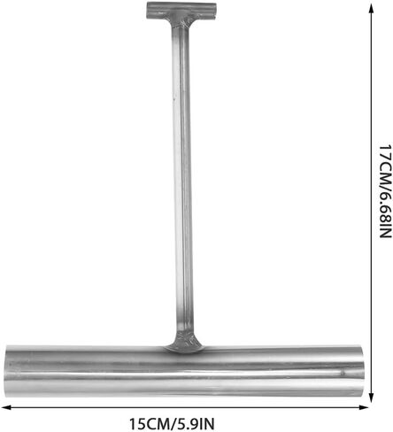 ARTIBETTER 2pcs Heavy-Duty Manhole Cover Hook Stainless Steel T-Shaped Lifter Tool for Lifting and Pulling Manhole Lids for Sliding Doors and Sewer Applications in Saudi Arabia