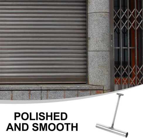 ARTIBETTER 2pcs Heavy-Duty Manhole Cover Hook Stainless Steel T-Shaped Lifter Tool for Lifting and Pulling Manhole Lids for Sliding Doors and Sewer Applications in Saudi Arabia