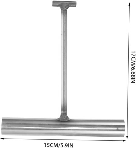 Angoily 2PCS Heavy Duty T-Shaped Manhole Hook for Lifting Manhole Covers, Storm Drains, Stainless Steel Drain Lifting Hooks for Utility Work in Saudi Arabia
