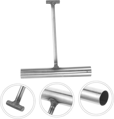 Angoily 2PCS Heavy Duty T-Shaped Manhole Hook for Lifting Manhole Covers, Storm Drains, Stainless Steel Drain Lifting Hooks for Utility Work in Saudi Arabia