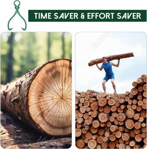 Barydat Timber Claw Hook 18 بوصة السجل رفع الملقط السجل الخشبي الشاقية السجل المسبق خطاف الصلب Skidding ملقط لجرار الشاحنة معالجة الفك السحب in Saudi Arabia