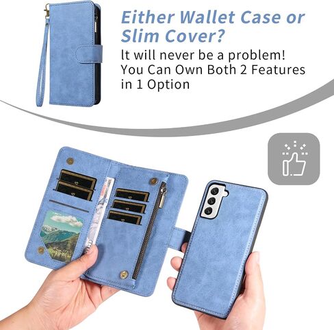 ASUWISH PHONE CASE لـ SAMSUNG GALAXY S22 5G SHIPPER WALLET غطاء خلايا قابلة للفصل مع حامية شاشة زجاجية مقساة Crossbody Lanyard STRAP HOLDER S 22 22S 4G G5 in Saudi Arabia