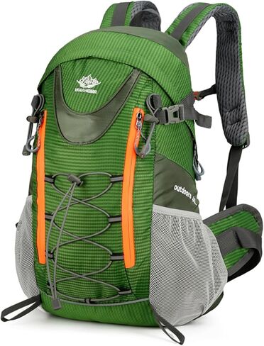 Hiking Backpack,Camping Backpack,35L Water Resistant Hiking Daypack,Lightweight Travel Daypack, Purple in Saudi Arabia