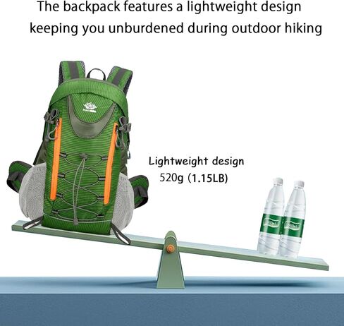 Hiking Backpack,Camping Backpack,35L Water Resistant Hiking Daypack,Lightweight Travel Daypack, Purple in Saudi Arabia