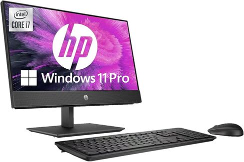 HP ProOne 600 G4 All-in-One 21.5" FHD Desktop PC, Intel Core i5-8500T 3.0GHz, 8GB RAM, 256GB SSD, Keyboard and Mouse, USB-C, WiFi & BT, Windows 11 Pro (Renewed) in Saudi Arabia