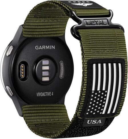 22mm Nylon Quick Release Band for Garmin Venu 3/2 Vivoactive 4 Forerunner in Kuwait