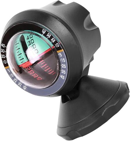 VALICLUD Car Inclinometer Level Vehicle Slope Gauge Compact Tilt Measuring Tool for Outdoor Biking Boating Driving in Saudi Arabia