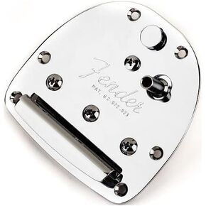 Fender Tremolo Assembly for Import Jaguar/Jazzmaster Guitar ، Chrome in Kuwait