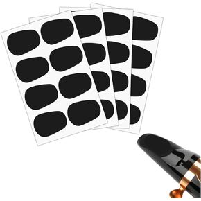 32pcs السيليكون ساكس فم الفم و Clarinet وسادات لسان حال - ساكسفون الكلارينيت ، لاصق ذاتي للموسيقيين المبتدئين - أسود in Kuwait