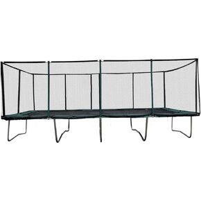 Outdoor Trampoline with Net Enclosure - Gymnastics Trampolines with Heavy Jumping Weight Capacity 750lbs for Rectangle & 550lbs for Round - Commercial Grade for Kids & Adults in Saudi Arabia