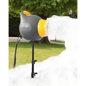 VEVOR Foam Machine, 115 W Party Foam Cannon, Portable Foam Maker with a Tripod Stand, Powerful Foam Party Machine, for Backyard, Pool, Outdoor Events, Birthdays, Celebrations and Party, Grey & Orange in Kuwait