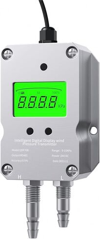 4-20mA RS485 Digital Differential Pressure Gauge -10-10Kpa -100-100Kpa to 0-10V 0-5V 1-5V Wind Air Pressure Transmitter Sensor(4-20mA-LCD,0-1Kpa) in Saudi Arabia