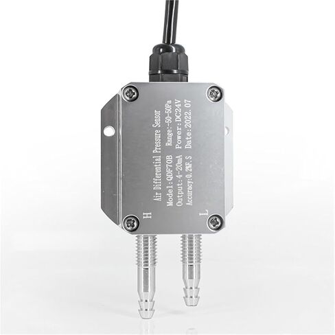 4-20mA RS485 Digital Differential Pressure Gauge -10-10Kpa -100-100Kpa to 0-10V 0-5V 1-5V Wind Air Pressure Transmitter Sensor(4-20mA-LCD,0-1Kpa) in Saudi Arabia