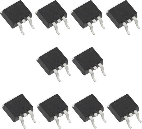 10pcs TO-263 N-Channel Transistor GB10NC60HD GB10NC60KD STGB10NC60HD 600V 10A D2PAK Compatible with Miele ELP-265 ELP-266 Spare Part in Saudi Arabia
