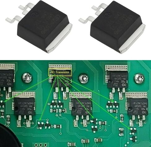 10pcs TO-263 N-Channel Transistor GB10NC60HD GB10NC60KD STGB10NC60HD 600V 10A D2PAK Compatible with Miele ELP-265 ELP-266 Spare Part in Saudi Arabia