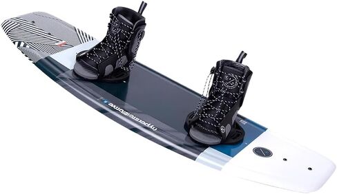Hyperlite Motive Jr. Kids Wakeboard 119 W/Remix Bindings Black/Blue 119cm/(4-8) in Saudi Arabia