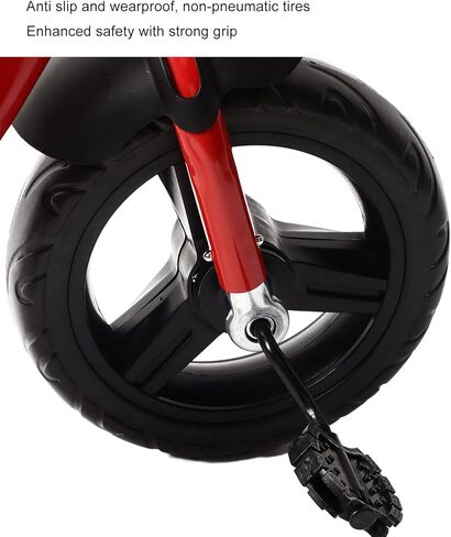 دراجة ثلاثية العجلات للأطفال لمدة 1-6 سنوات ركوب المرح للأطفال ، والدراجة الثلاثية الصغيرة ، وتصميم الدواسة ، والاستخدام الداخلي والخارجي ، مع سلة التخزين ، للبنين الفتيات Trike in Kuwait