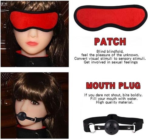 10 Piece Classic Red Nylon Fitness Set, Easy to Carry, with Manual Rope and Sleep Cover - D6 in Saudi Arabia