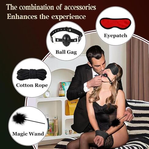 10 Piece Classic Combination Red Nylon Multi Functional Adjustable Indoor Fitness Set with Hand Rope and Sleep Mask-D20 in Saudi Arabia