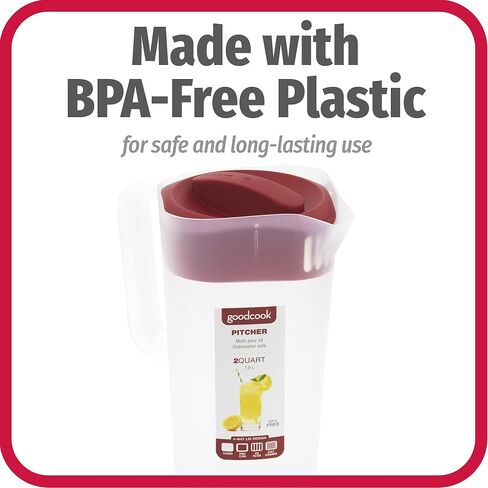 قاذف Goodcook 1 جالون مع غطاء 4 طرق ، مصنوع بدون BPA in Kuwait