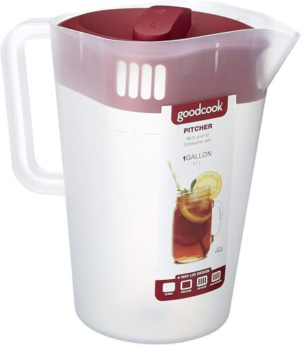 قاذف Goodcook 1 جالون مع غطاء 4 طرق ، مصنوع بدون BPA in Kuwait