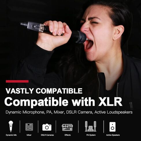 Xvive U3 Dynamic Microphone Wireless System with XLR Transmitter and Receiver in Kuwait
