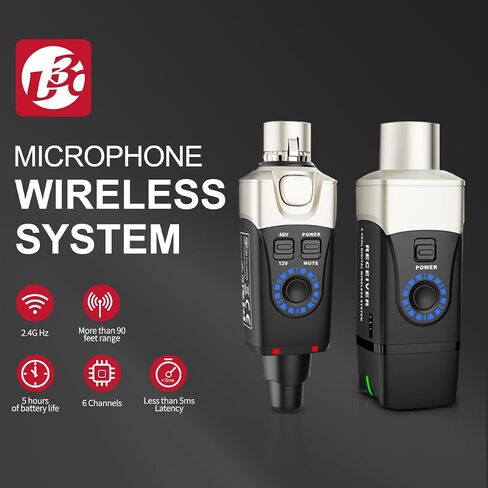 Xvive U3 Dynamic Microphone Wireless System with XLR Transmitter and Receiver in Saudi Arabia