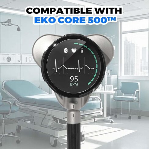 2 حزمة شاشة شاشة زجاجية مقسّمة لـ EKO Core 500 ™ الطبيعي الرقمي ، واقي شاشة خالية من الفقاعات الخالية in Saudi Arabia