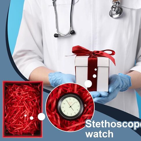 2 Pcs Glow in The Dark Stethoscope Watch Nurse Gift Clip on Pocket Watch with Second Hand Appreciation Medical Accessories for Nursing Students Doctor Clinic Staff (White,Black) in Saudi Arabia
