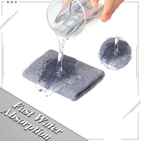 Lenwen 24 PCS 4 بوصة معصم معصم المعصم الرياضي للرجال للنساء القطن مرنة النطاقات السميكة معصم الجمباز للمعصم للسيارة ، التنس ، كرة السلة ، الجري ، صالة الألعاب الرياضية ، التمرين in Saudi Arabia