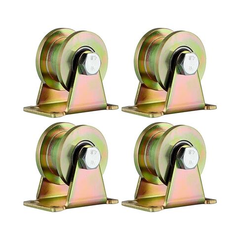 Groove Wheel, H-Type Heavy Duty Rigid Caster for Square Tube Track, Rolling Gate, Industrial Machines, Heavy Door, Load 680KG(1pc) in Saudi Arabia