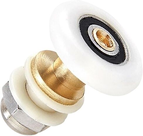 8 PCS 20/23/25/27mm Diameter Shower Glass Sliding Door Hanging Wheel Roller Bathroom Sliding Cabinet Eccentric Pulleys(25mm) in Saudi Arabia
