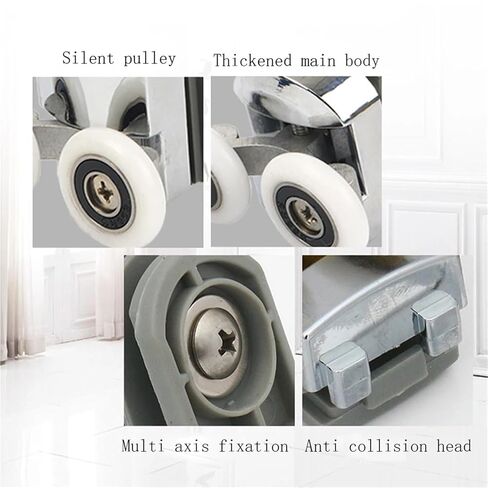 عجلات باب دش بكرات الباب الزجاجية المنزلق بكرات محمل بكرات عداء غرفة الدش كبائن تأرجح باب منزلق (العجلة العلوية) in Kuwait