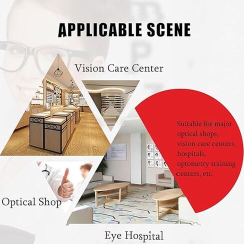 Optometry Chin Bracke, H Type Training Forehead Bracket, Ergonomic Forehead & Chin Support, 0-95mm Lift Adjustment, for Shops, Optometry Centers in Saudi Arabia