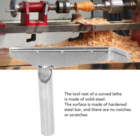 Lathe Tool Rest, 25mm Special J Curved Turning Rest for Wood Lathe Tools and Bowl Turning Accessories in Saudi Arabia