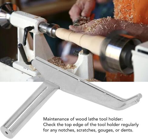 Lathe Tool Rest, 25mm Special J Curved Turning Rest for Wood Lathe Tools and Bowl Turning Accessories in Saudi Arabia