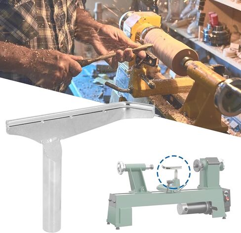 Lathe Tool Rest, 25mm Special J Curved Turning Rest for Wood Lathe Tools and Bowl Turning Accessories in Saudi Arabia